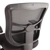 Alera Task Chair, Mesh, 18-1/8" to 21-3/4" Height, Padded Arms, Black ALEEL42ME10B